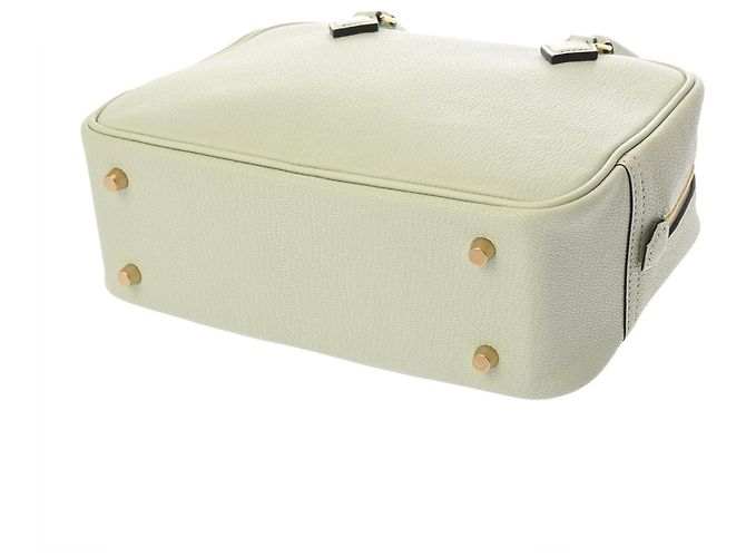 Hermès HERMES Plume Mini Vert Fizz K Stamp (circa) Borsa in capra per donne, Classe A, di proprietà, Ginzo Verde - vista 6