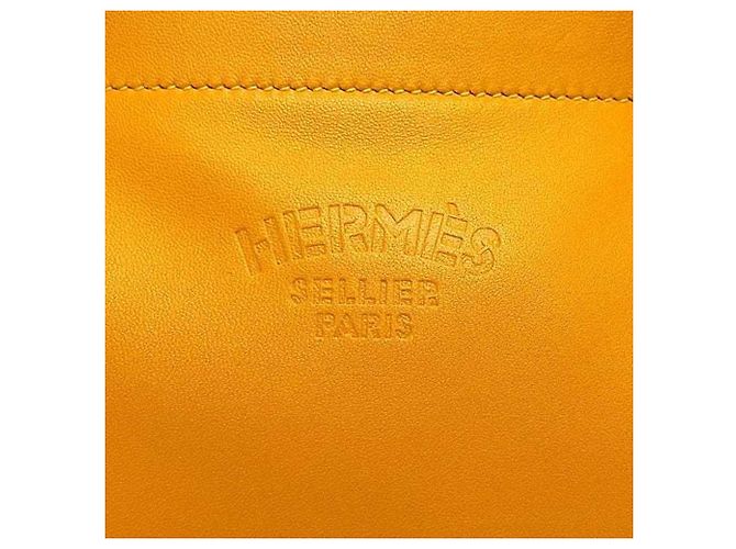 Hermès Aline Schultertasche, gelbes Swift-Leder, D-Stempel, Umhängetasche, weiches Leder, für Männer und Frauen - Ansicht 10