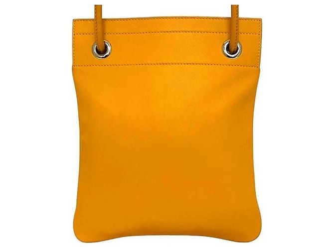 Hermès Aline Schultertasche, gelbes Swift-Leder, D-Stempel, Umhängetasche, weiches Leder, für Männer und Frauen - Ansicht 4