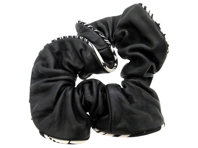 Scrunchie Hermès Claudia come nuovo, Altri Accessori Moda, Anu Napparisé Crude Cell Nero - vista 2