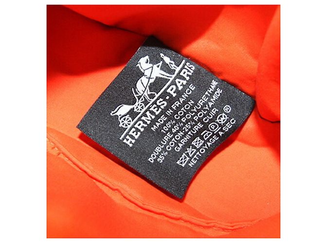 Pochette Mini Bolide Hermès in Tela di Cotone Nera Viaggio per Uomini e Donne Nero - vista 4