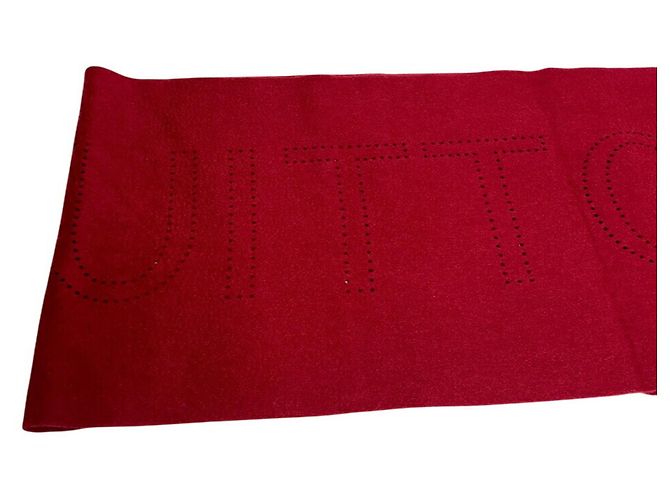 Sciarpa Perforata LV Louis Vuitton Rossa Donna Rosso - vista 6