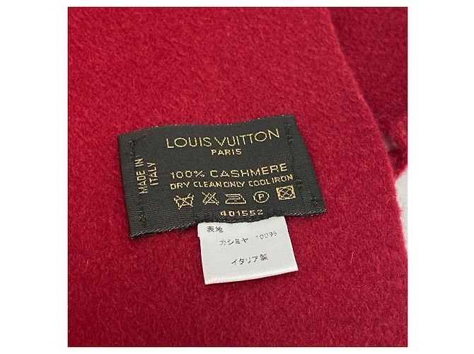 Sciarpa Perforata LV Louis Vuitton Rossa Donna Rosso - vista 8