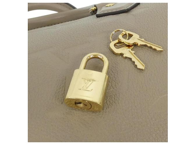 Borsa Boston Speedy Bandoulière Monogram Empreinte Louis Vuitton Marrone - vista 3