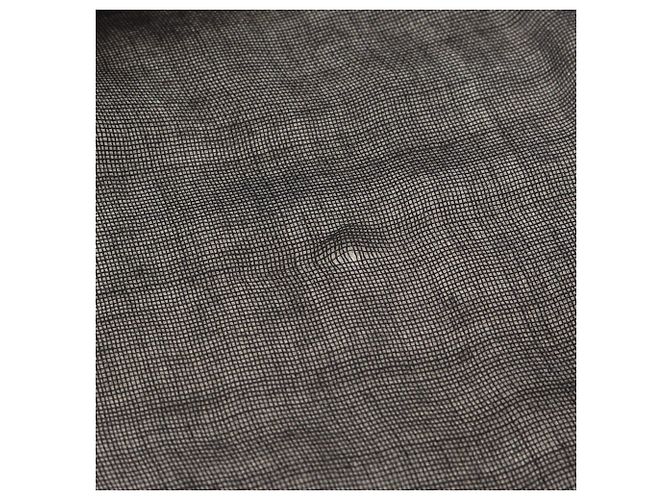 Sciarpa/Scialle Coco Mark CHANEL, Seta/Cachemire, Donna, Nero/Avorio - vista 11
