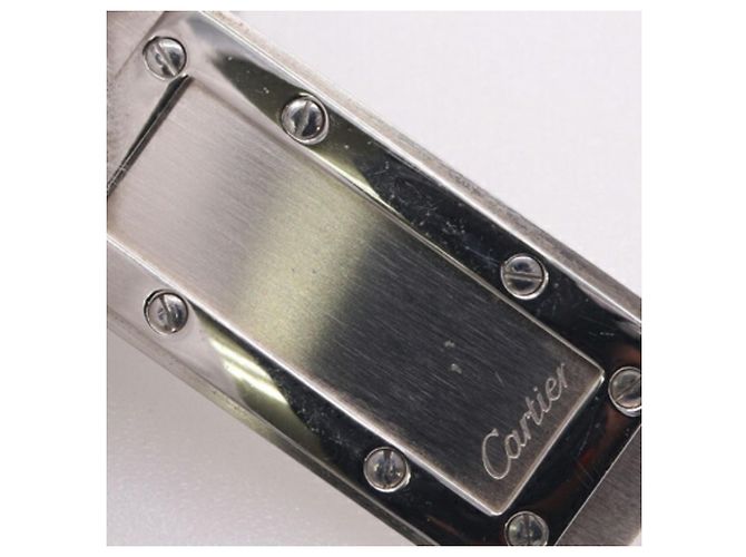 Portachiavi Cartier Santos in acciaio inossidabile argento per uomini e donne - vista 5