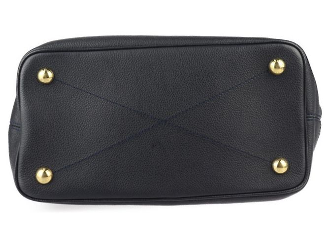LOUIS VUITTON Borsa Tote Citadines PM Monogram Empreinte Pelle Nera a Spalla Nero - vista 5