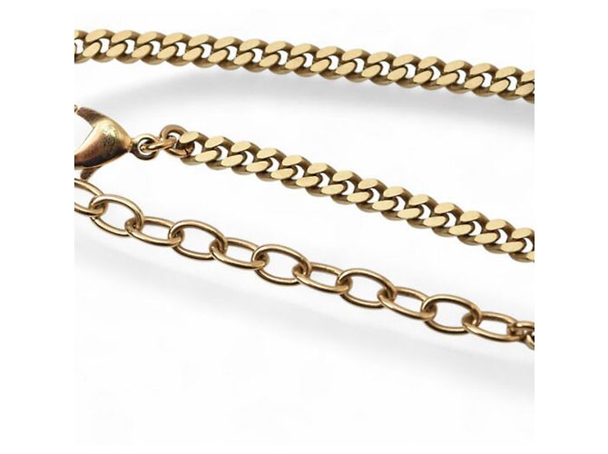 Collana Lunga con Pendente BOY CHANEL Boy Coco CC Tag Oro D'oro - vista 8