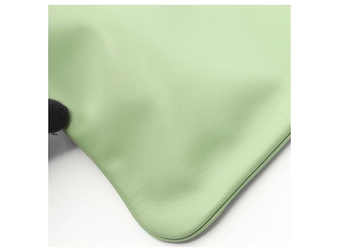 Borsa Aline Mini Hermès in pelle Swift per donna, verde - vista 6
