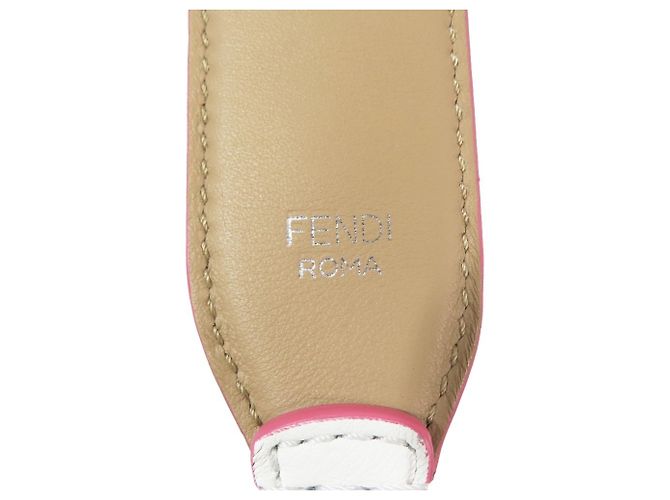 FENDI Rockstud Strap You Leather Bag Shoulder Strap, Multicolor, Women's - view 6