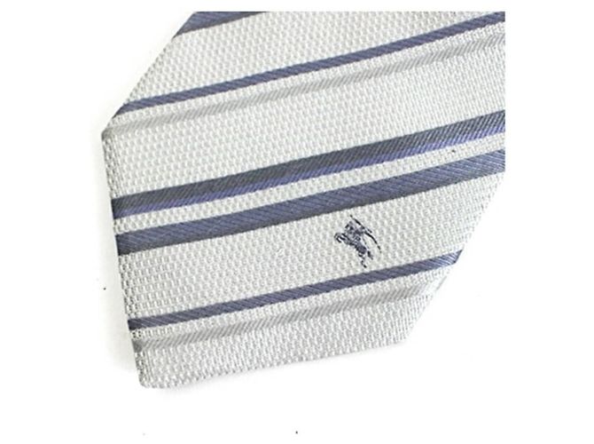 Burberry Black Label Silk Tie Stripe BURBERRY BLACK LABEL Men's - view 3