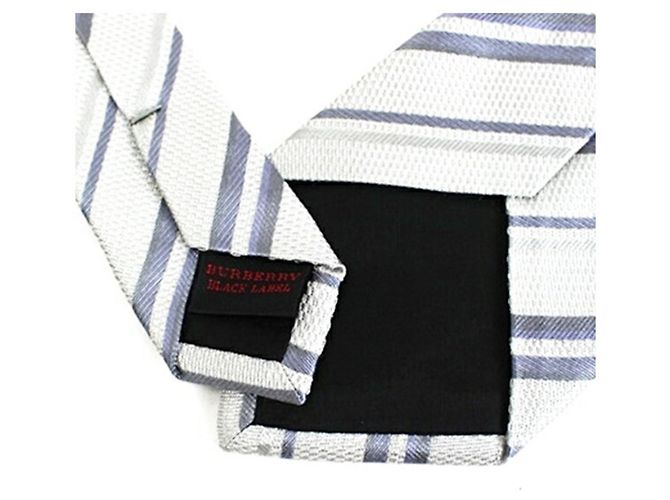 Burberry Black Label Silk Tie Stripe BURBERRY BLACK LABEL Men's - view 5