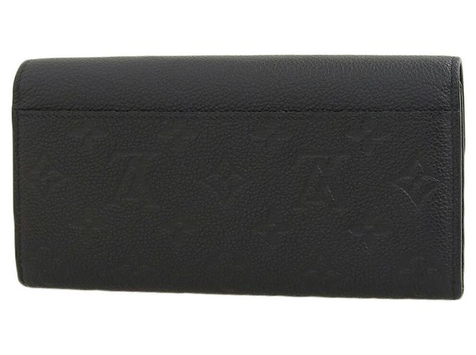 Cartera Larga Sarah Monogram Empreinte Louis Vuitton Negra Negro - vista 2
