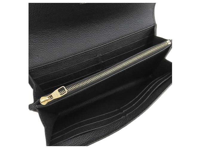 Cartera Larga Sarah Monogram Empreinte Louis Vuitton Negra Negro - vista 3