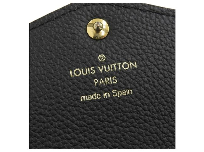 Cartera Larga Sarah Monogram Empreinte Louis Vuitton Negra Negro - vista 9