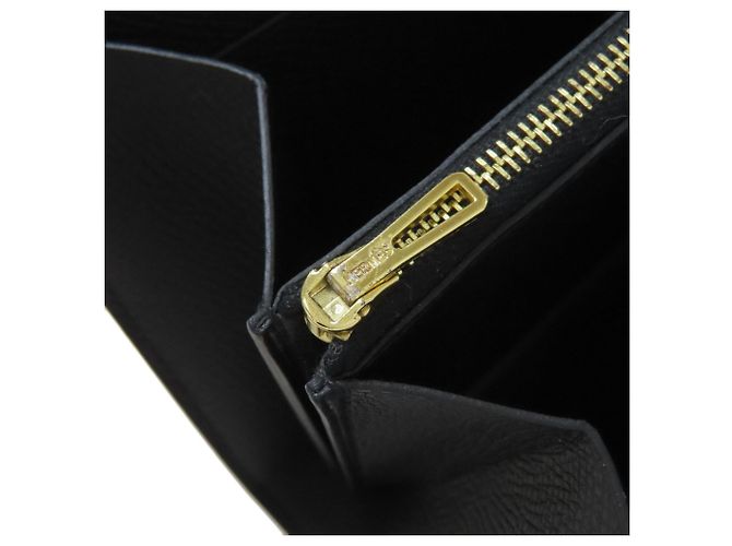 Hermès Constance Compact Gold Hardware Coin Case Epson Women's HERMES Black - view 17