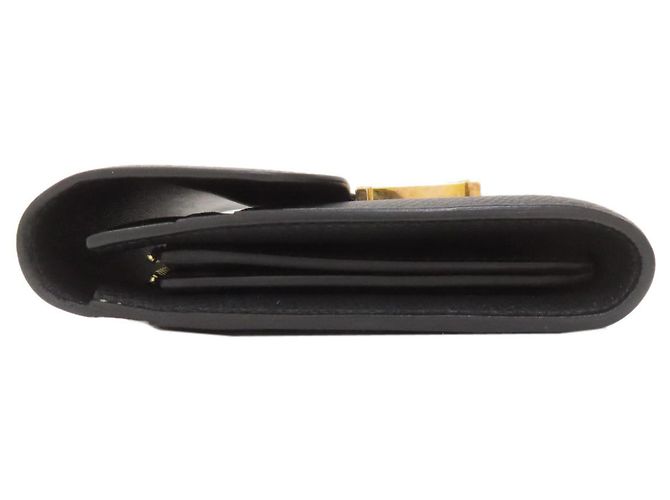 Hermès Constance Compact Gold Hardware Coin Case Epson Women's HERMES Black - view 3