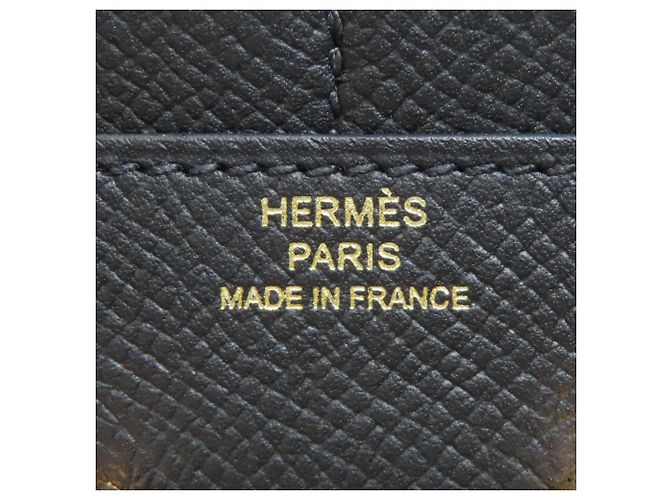Hermès Constance Compact Gold Hardware Coin Case Epson Women's HERMES Black - view 7