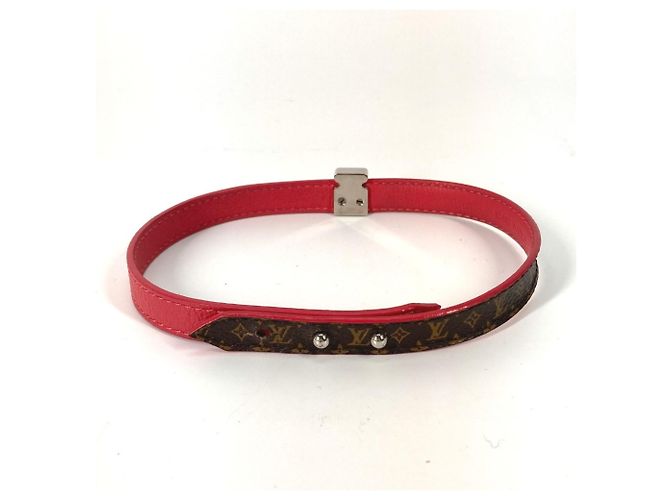 Bracciale Monogram Lockit LOUIS VUITTON, Doppio Canvas, Donna, Marrone - vista 2