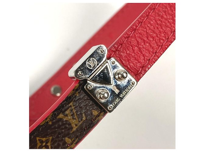 Bracciale Monogram Lockit LOUIS VUITTON, Doppio Canvas, Donna, Marrone - vista 6