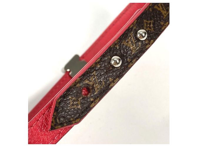 Bracciale Monogram Lockit LOUIS VUITTON, Doppio Canvas, Donna, Marrone - vista 8