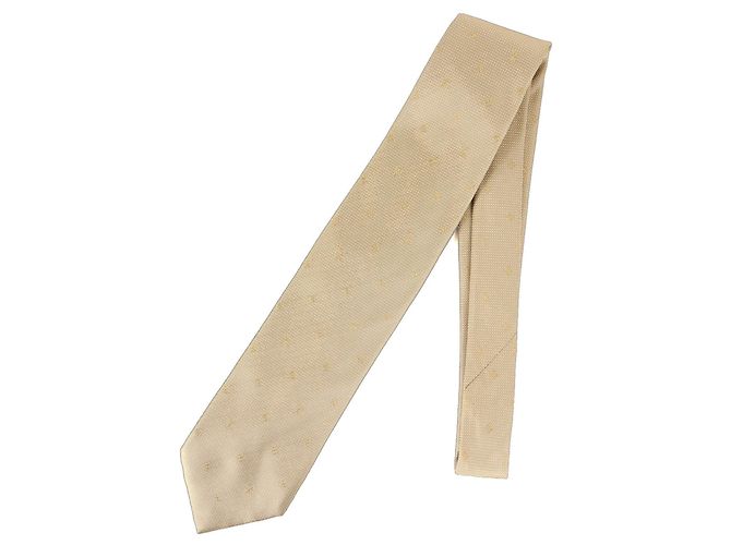 LOUIS VUITTON Monogram Silk Cravate Gold Tie for Men, Golden - view 2