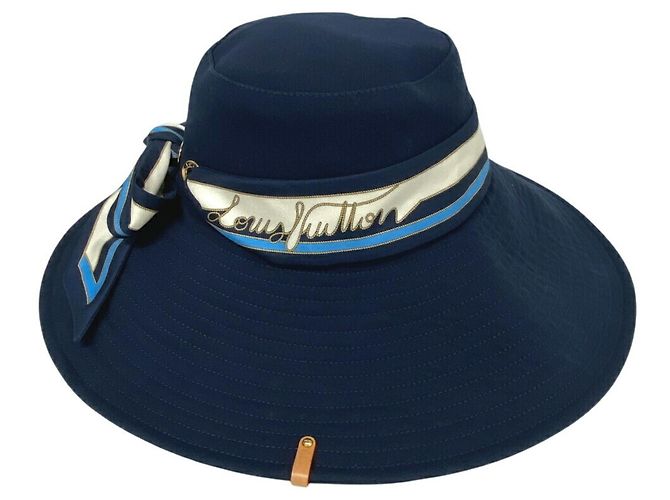 Cappello bucket LOUIS VUITTON, Blu Navy, Donna - vista 4