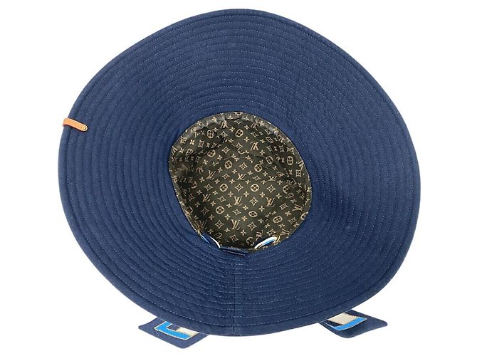 Cappello bucket LOUIS VUITTON, Blu Navy, Donna - vista 9
