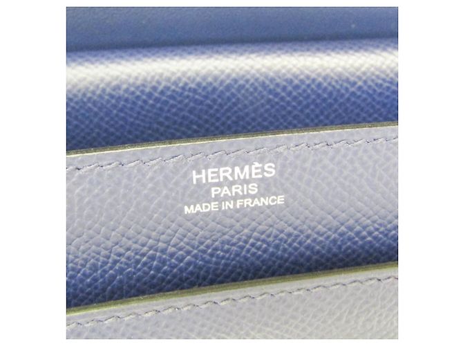 Hermès Borsa a spalla in pelle Epsom da donna Hermes Verrou blu navy - vista 11