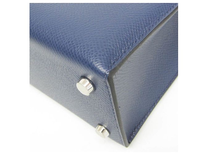 Hermès Borsa a spalla in pelle Epsom da donna Hermes Verrou blu navy - vista 5