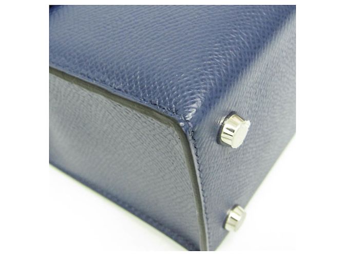 Hermès Borsa a spalla in pelle Epsom da donna Hermes Verrou blu navy - vista 6