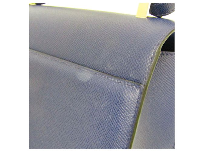 Hermès Borsa a spalla in pelle Epsom da donna Hermes Verrou blu navy - vista 7