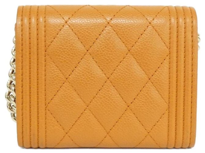 Cadena de billetera Chanel Boy Line Castaño - vista 2