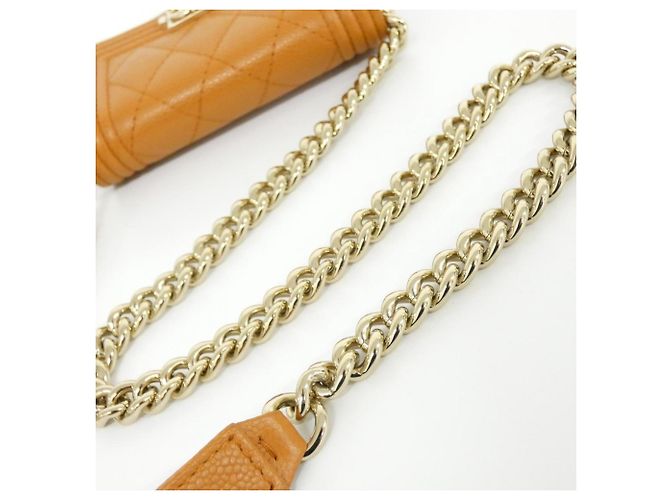 Cadena de billetera Chanel Boy Line Castaño - vista 6