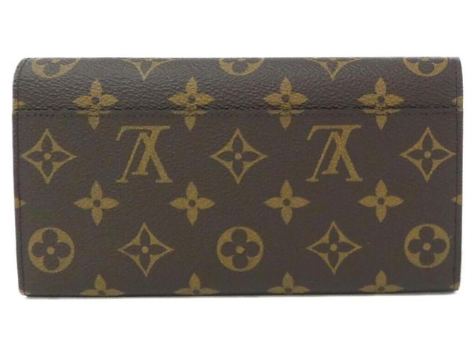 Portafoglio Sarah Monogram Louis Vuitton Marrone - vista 2