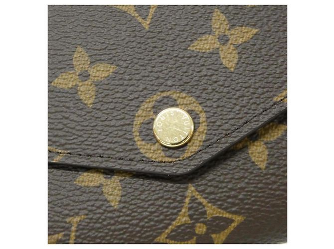 Portafoglio Sarah Monogram Louis Vuitton Marrone - vista 3