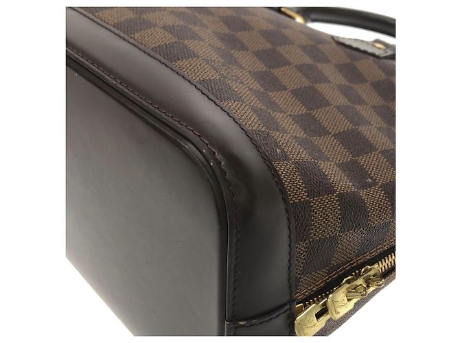 Borsa Alma PM Damier Louis Vuitton Marrone - vista 2