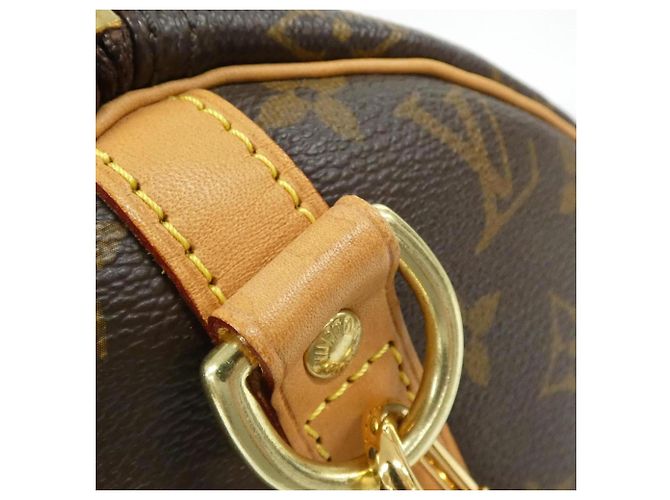 Louis Vuitton Monogram Speedy Bandouliere Boston Bag Brown - view 4