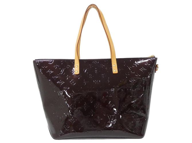 Borsa a spalla Bellevue GM Vernis Louis Vuitton Rosso - vista 2