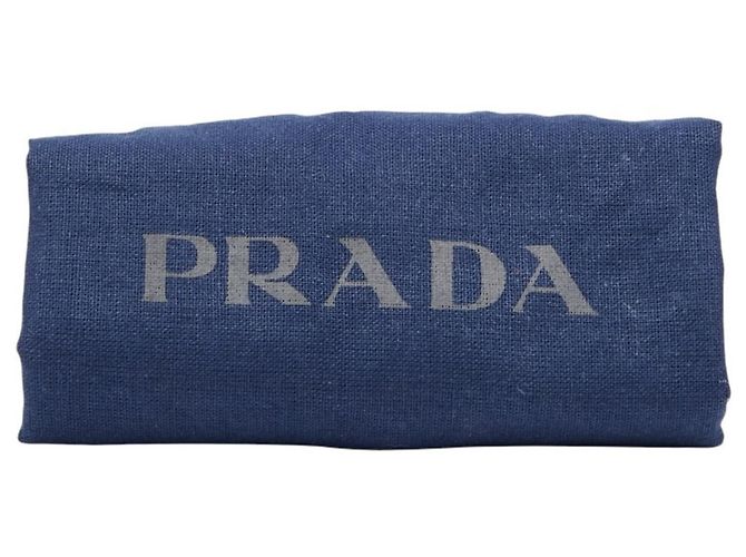 Prada Schultergurt Braun Silber Leder Damen PRADA - Ansicht 6