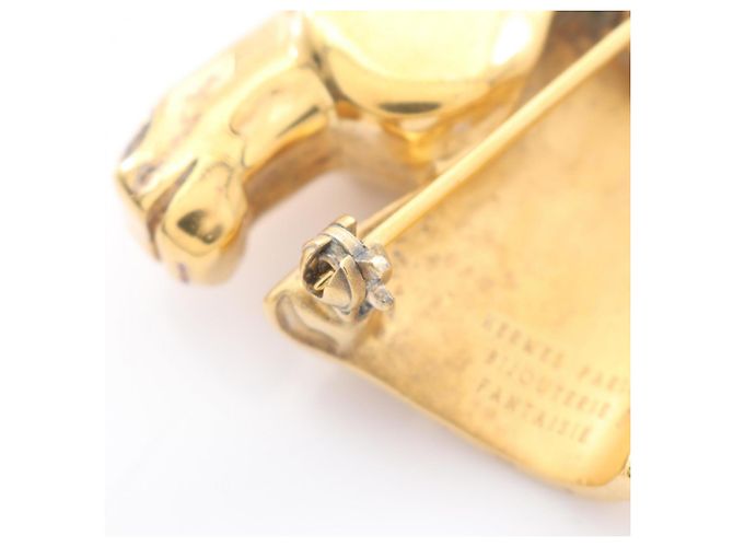 Spilla Testa di Cavallo Hermès, Placcata Oro, Donna D'oro - vista 7