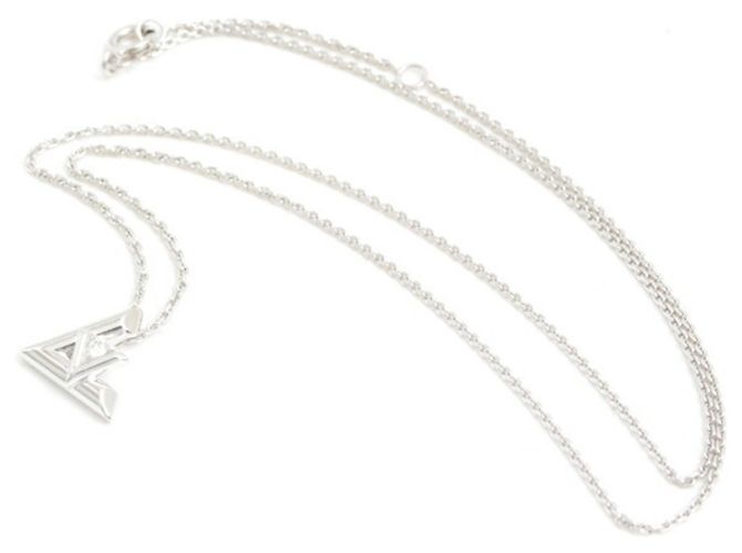 Collar Louis Vuitton Mujer Volt One PM Oro Blanco - vista 2