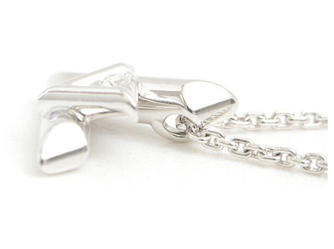 Collar Louis Vuitton Mujer Volt One PM Oro Blanco - vista 3