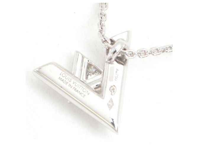 Collar Louis Vuitton Mujer Volt One PM Oro Blanco - vista 4