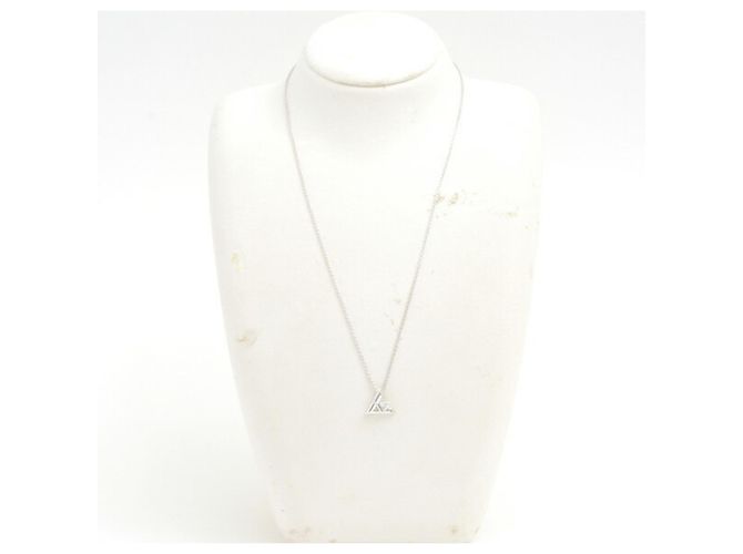 Collar Louis Vuitton Mujer Volt One PM Oro Blanco - vista 7