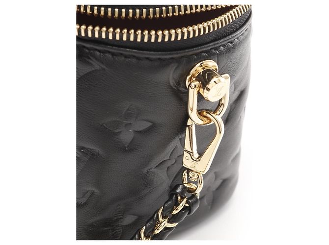 LOUIS VUITTON Vanity Coussin PM Borsa a mano in pelle di agnello per donne Nera Nero - vista 10