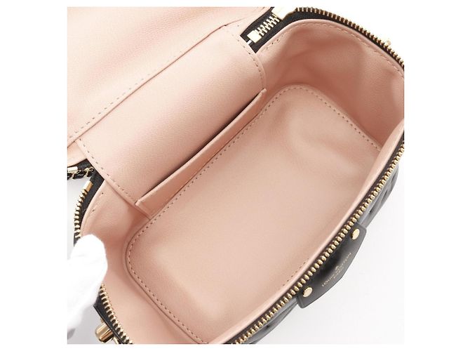 LOUIS VUITTON Vanity Coussin PM Borsa a mano in pelle di agnello per donne Nera Nero - vista 4
