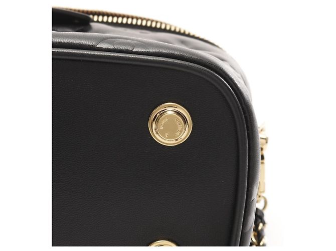 LOUIS VUITTON Vanity Coussin PM Borsa a mano in pelle di agnello per donne Nera Nero - vista 9