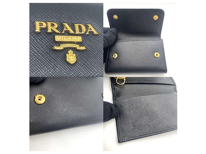 Chaveiro de couro Saffiano -ring Preto PRADA - Ansicht 4