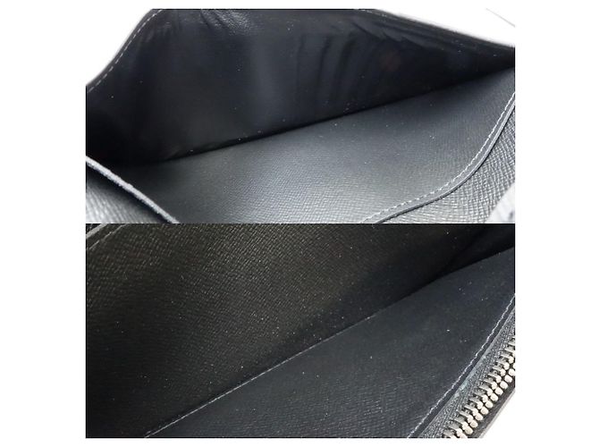 LOUIS VUITTON Cartera Larga para Mujer Portefeuille Brazza Monogram Eclipse Negro - vista 6